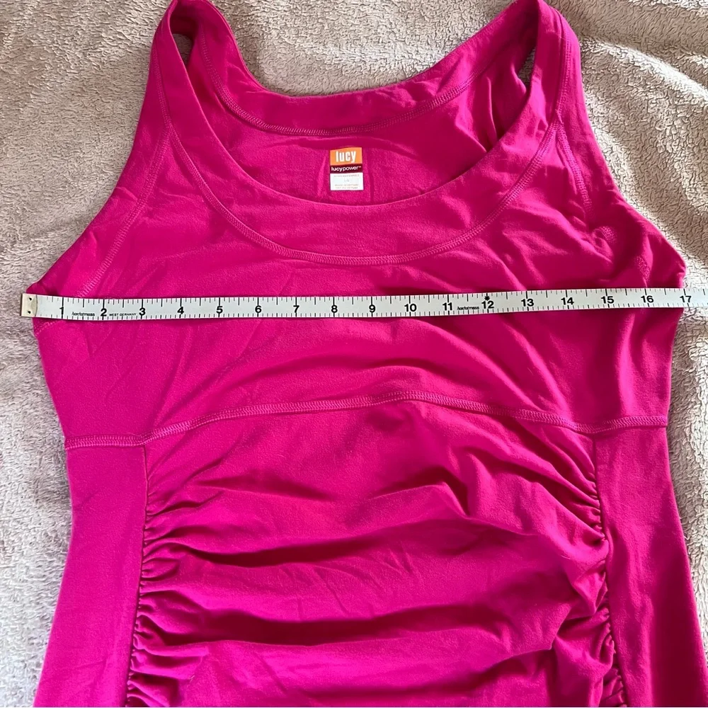 Lucy Core Power Ruched Tank Top - Picture 4 of 5